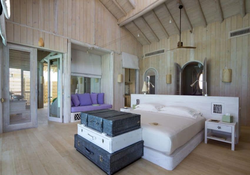 Bedroom Overwater Villa Master Bedroom By Richard Waite