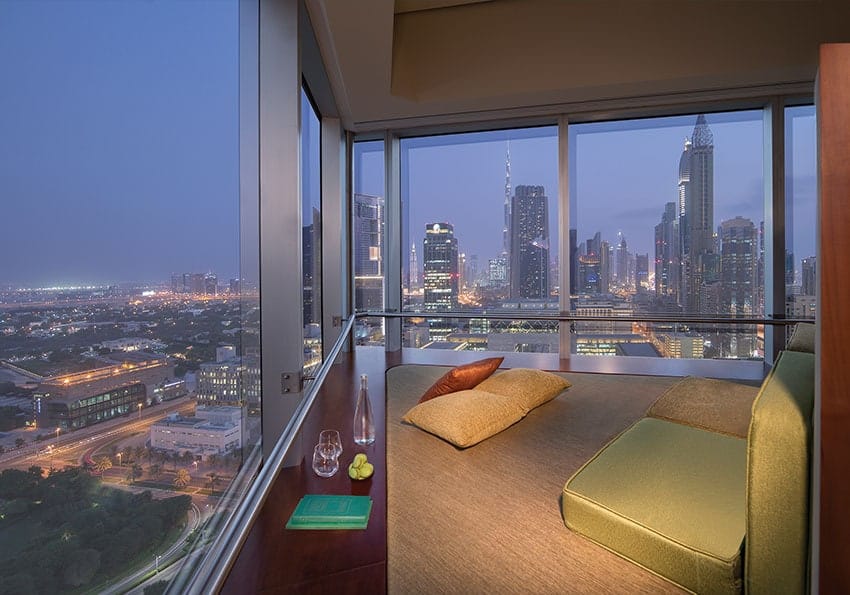 Ausblick Jumeirah Emirates Towers