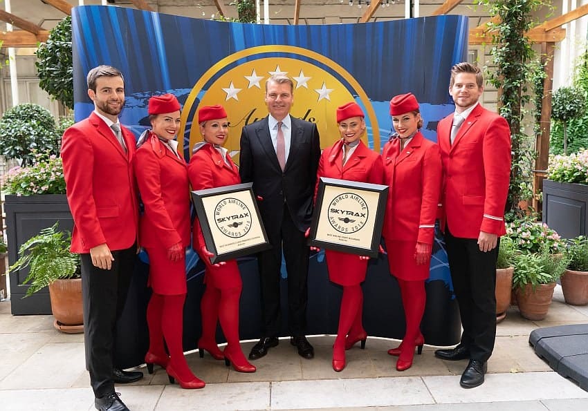 Crew Austrian Airlines Austrian Airlines World Airline Awards
