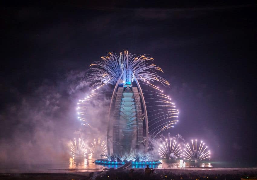 Burj Al Arab Feuerwerk