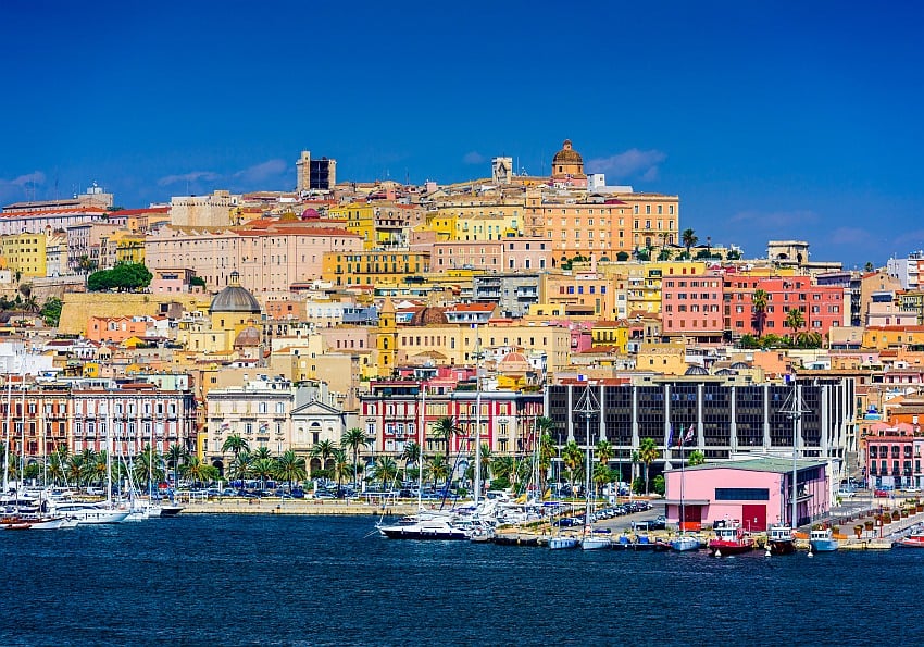 Cagliari auf Sardinien