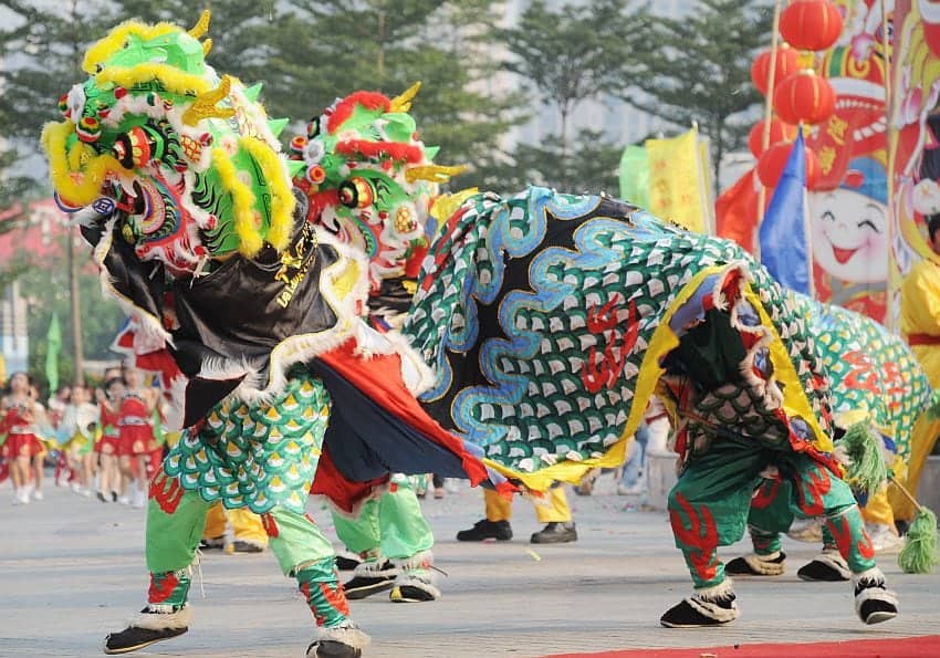 Neujahrsfest In Vietnam Hong Kong Und Singapur