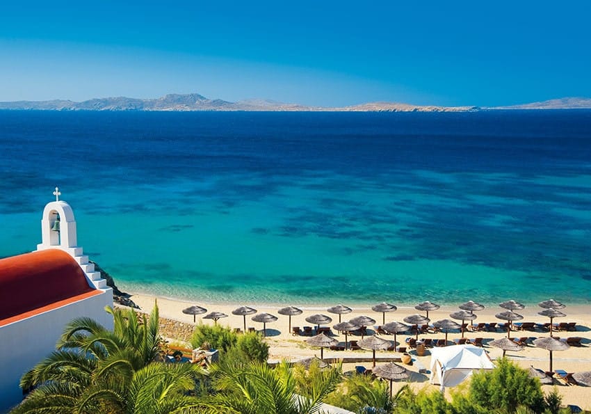 Ideal im Spätsommer: Mykonos Grand Hotel & Resort