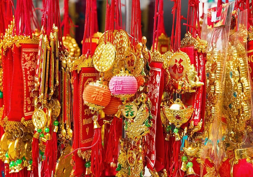 Neujahrsfest In Vietnam Hong Kong Und Singapur