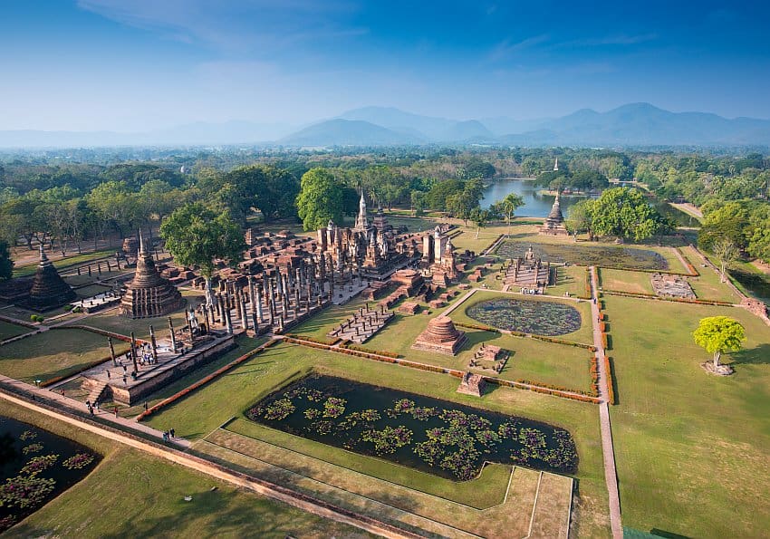 Sukhothai Gelände