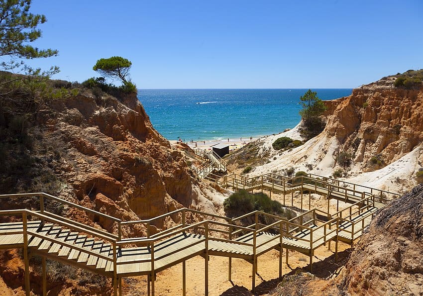 Algarve Treppe Strand 