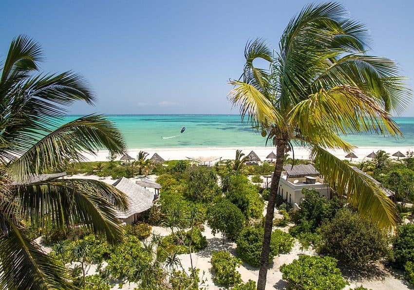 Beach white sand