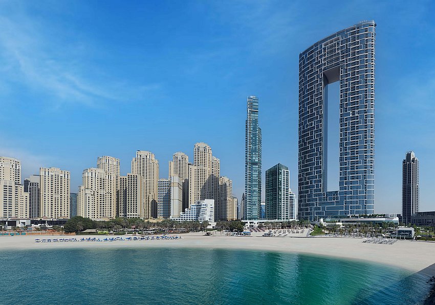 beach address dubai