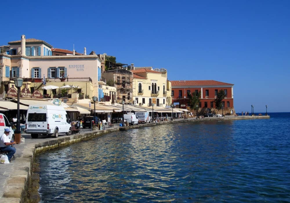 Am Hafen von Chania