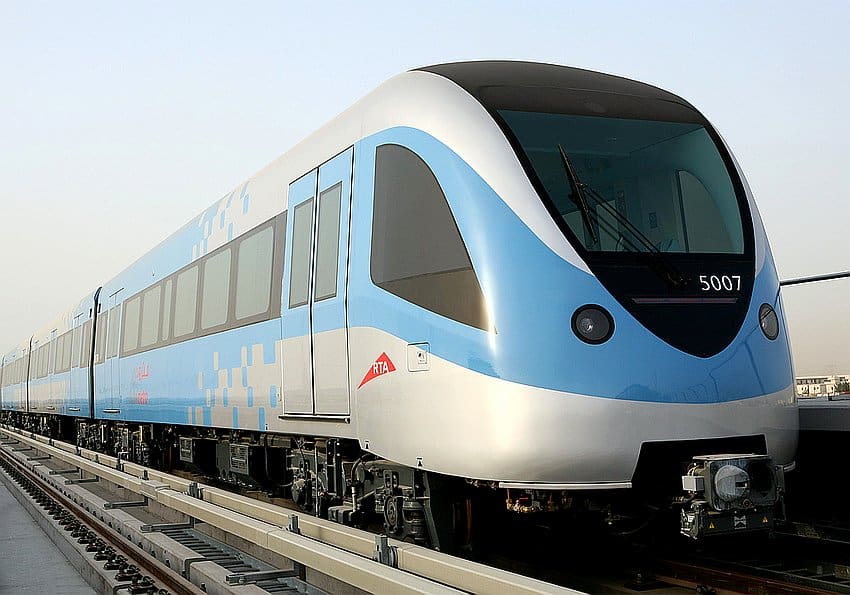 dubai metro train