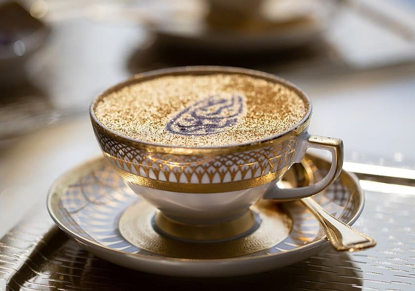 Golden Cappuccino Burj Al Arab