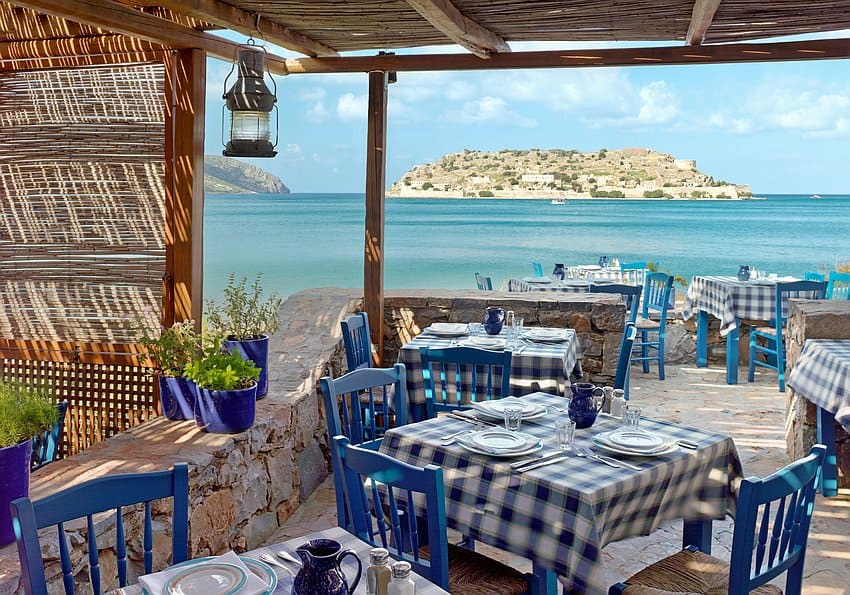 Kreta Blue Palace Blue Door Restaurant