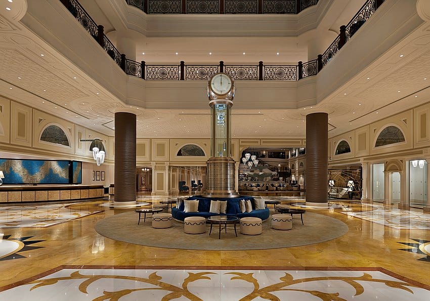 lobby Clock tower