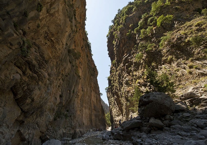 samaria schlucht auf Kreta