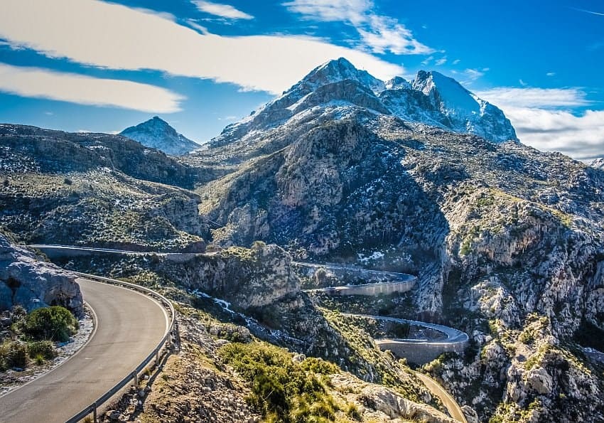 Straße Tramuntana Straße Tramuntana
