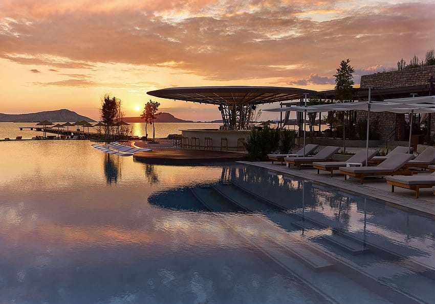 sunset wetdeck