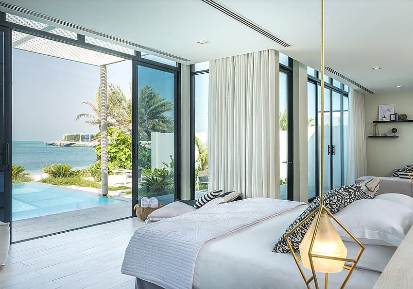 zaya nurai island bedroom with pool