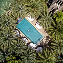 Einer der vielen Pools des Dar Al Masyaf