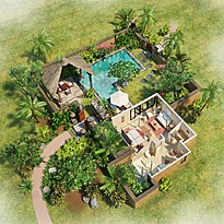 Luxury Villa mit privatem Pool - The Oberoi Beach Resort Mauritius