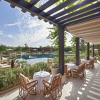 Mandarin Oriental Marrakech - Restaurant Pool Garden