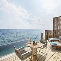 One Bedroom (Sunset) Lagoon Pool Villa Pooldeck - InterContinental Maldives Maamunagau Resort