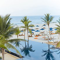 Strand des Al Baleed Resort Salalah by Anantara