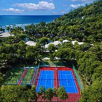 Tennisplatz - Kempinski Seychelles Resort Baie Lazare