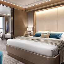 The Signature Suite Schlafzimmer - The Ritz-Carlton Yacht Collection