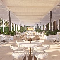 Tutto Pasta Restaurant Außenbereich - Delano Dubai