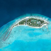 Vogelperspektive - Fairmont Maldives Sirru Fen Fushi