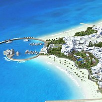 Vogelperspektive - Hilton Salwa Beach Resort