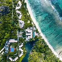 Vogelperspektive - Kempinski Seychelles Resort Baie Lazare