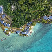 Vogelperspektive - Mango House Seychelles