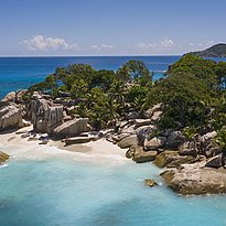 Vogelperspektive - Raffles Seychelles