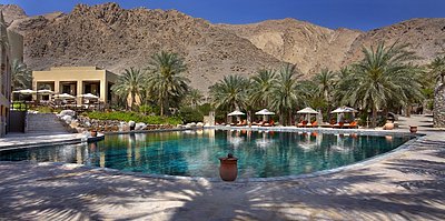 Hauptpool - Six Senses Zighy Bay