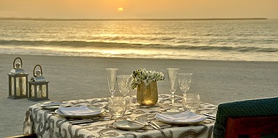 Privates Dinner am Strand