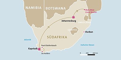 Kapstadt, Weinregion & Safari