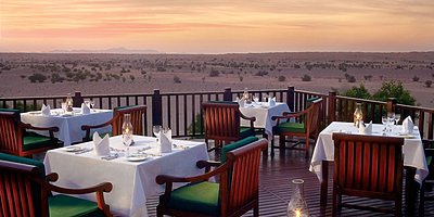 Al Diwaan Terrasse - Al Maha Desert Resort & Spa