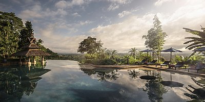 Swimming Pool - Anantara Golden Triangle Elephant Camp & Resort