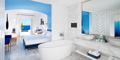 Suite sep. Wohnzimmer - Mykonos Grand Hotel & Resort