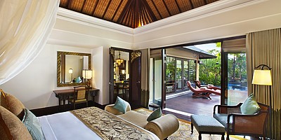 St. Regis Lagoon Villa Schlafzimmer - The St. Regis Bali Resort 