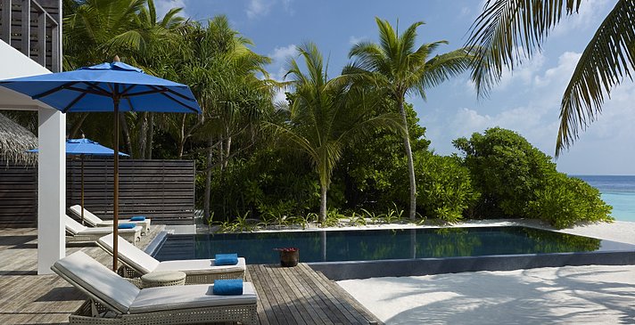 2 BR Beach Residence mit Pool - Dusit Thani Maldives