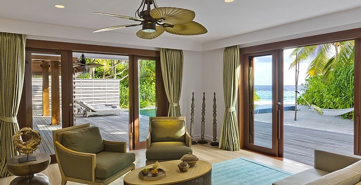 2 BR Beach Residence mit Pool Erdgeschoss - Dusit Thani Maldives