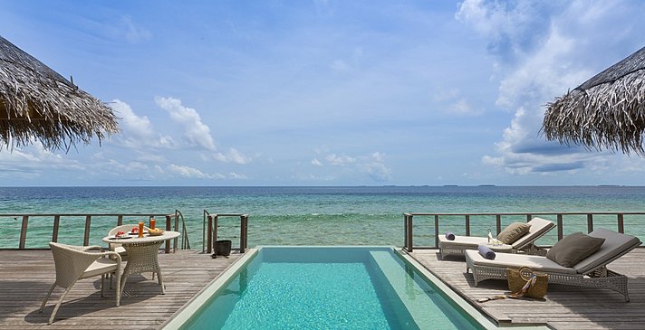 2 BR Ocean Pavilion mit Pool - Dusit Thani Maldives