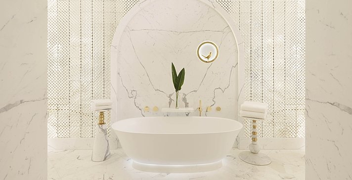Badezimmer (Suite) - Raffles Doha