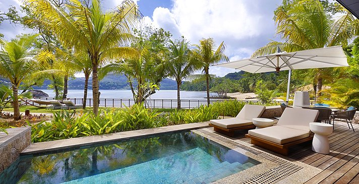 One Bedroom Bay House Suite with Plunge Pool Außenbereich - Mango House Seychelles