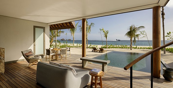 Beach Retreat mit Pool - Six Senses Kanuhura