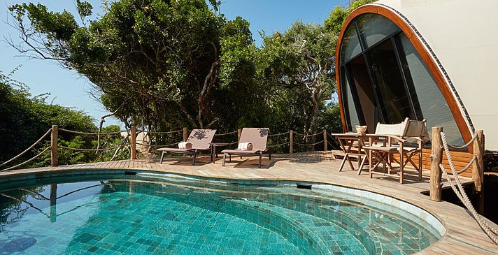 Cocoon Pool Suite - Wild Coast Tented Lodge