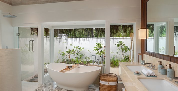 Deluxe Beach Villa Suite mit Pool - Six Senses Kanuhura