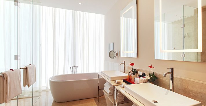 Deluxe/Luxury Room Badezimmer - The Oberoi, Dubai